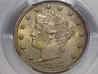 1912 Liberty Nickel MS64 PCGS