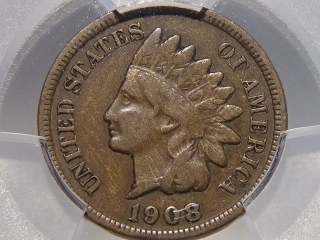 1908-S Indian Cent F15 PCGS