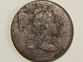 1795 Large Cent VF Detail Plain Edge