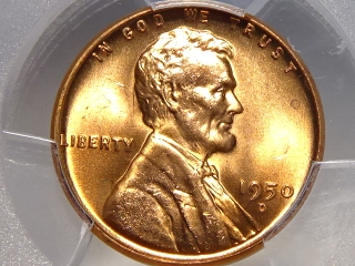 1950-D Lincoln Cent MS65 Red PCGS