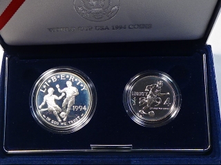1994 World Cup Commemorative Two Coin Set Proof