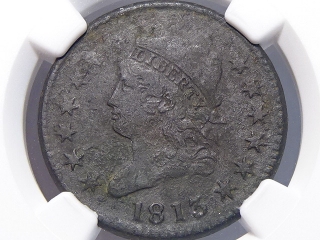 1813 Large Cent VF Details NGC