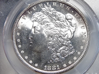 1881-S Morgan Dollar MS67 PCGS