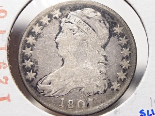 1807 Capped Bust Half G6 Detail Large Stars