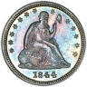 SEATED QUARTERS (1838-1891)